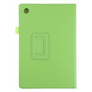 For Samsung Galaxy Tab A8 10.5 2021 Litchi Texture Solid Color Leather Tablet Case(Green)