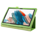 For Samsung Galaxy Tab A8 10.5 2021 Litchi Texture Solid Color Leather Tablet Case(Green)