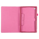 For Samsung Galaxy Tab A8 10.5 2021 Litchi Texture Solid Color Leather Tablet Case(Rose Red)