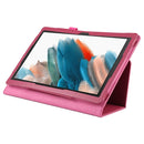 For Samsung Galaxy Tab A8 10.5 2021 Litchi Texture Solid Color Leather Tablet Case(Rose Red)