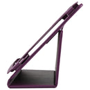 For Samsung Galaxy Tab A8 10.5 2021 Litchi Texture Solid Color Leather Tablet Case(Purple)