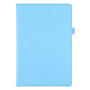 For Samsung Galaxy Tab A8 10.5 2021 Litchi Texture Solid Color Leather Tablet Case(Sky Blue)