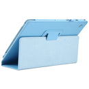 For Samsung Galaxy Tab A8 10.5 2021 Litchi Texture Solid Color Leather Tablet Case(Sky Blue)