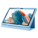 For Samsung Galaxy Tab A8 10.5 2021 Litchi Texture Solid Color Leather Tablet Case(Sky Blue)