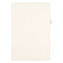For Samsung Galaxy Tab A8 10.5 2021 Litchi Texture Solid Color Leather Tablet Case(White)