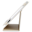 For Samsung Galaxy Tab A8 10.5 2021 Litchi Texture Solid Color Leather Tablet Case(White)