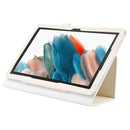 For Samsung Galaxy Tab A8 10.5 2021 Litchi Texture Solid Color Leather Tablet Case(White)