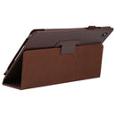 For Samsung Galaxy Tab A8 10.5 2021 Litchi Texture Solid Color Leather Tablet Case(Brown)