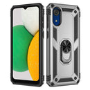 For Samsung Galaxy A03 Core 164mm Shockproof TPU + PC Phone Case with Holder(Silver)