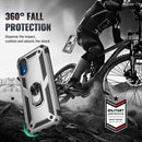 For Samsung Galaxy A03 Core 164mm Shockproof TPU + PC Phone Case with Holder(Silver)