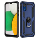 For Samsung Galaxy A03 Core 164mm Shockproof TPU + PC Phone Case with Holder(Blue)