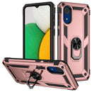 For Samsung Galaxy A03 Core 164mm Shockproof TPU + PC Phone Case with Holder(Rose Gold)