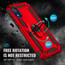For Samsung Galaxy A03 164mm Core Shockproof TPU + PC Phone Case with Holder(Red)