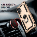 For Samsung Galaxy A13 4G Shockproof TPU + PC Phone Case with Holder(Gold)