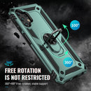 For Samsung Galaxy A13 4G Shockproof TPU + PC Phone Case with Holder(Dark Green)