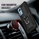 For Xiaomi 12 Shockproof TPU + PC Phone Case with Holder(Black)