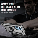 For Xiaomi 12 Shockproof TPU + PC Phone Case with Holder(Silver)