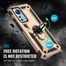 For Xiaomi 12 Shockproof TPU + PC Phone Case with Holder(Gold)