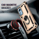 For Xiaomi 12 Shockproof TPU + PC Phone Case with Holder(Gold)