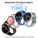 Lokmat TIME 2 1.32 inch Touch Screen Smart Watch, Support Physiological Health Management / Bluetooth Call(Rose Gold)