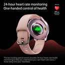 Lokmat TIME 2 1.32 inch Touch Screen Smart Watch, Support Physiological Health Management / Bluetooth Call(Rose Gold)