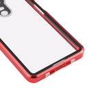 For Sony Xperia Pro-I HD Magnetic Metal Tempered Glass Phone Case(Red)