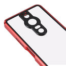 For Sony Xperia Pro-I HD Magnetic Metal Tempered Glass Phone Case(Red)