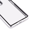 For Sony Xperia Pro-I HD Magnetic Metal Tempered Glass Phone Case(Silver)