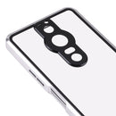 For Sony Xperia Pro-I HD Magnetic Metal Tempered Glass Phone Case(Silver)