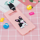 For Galaxy S10 3D Cartoon Pattern Shockproof TPU Protective Case(Cute Dog)