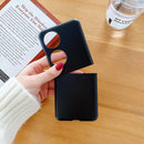 For Huawei P50 Pocket Frosted PC Folding Phone Case(Black)