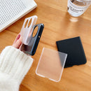 For Huawei P50 Pocket Frosted PC Folding Phone Case(Black)