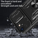 Sliding Camshield Card Phone Case For iPhone 7 / 8 / SE 2022 / SE 2020(Black)