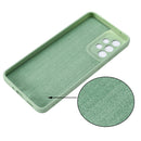 For Samsung Galaxy A33 5G Color Liquid Silicone Phone Case(Green)
