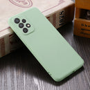 For Samsung Galaxy A33 5G Color Liquid Silicone Phone Case(Green)
