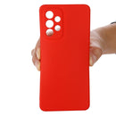 For Samsung Galaxy A33 5G Color Liquid Silicone Phone Case(Red)