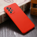 For Samsung Galaxy A33 5G Color Liquid Silicone Phone Case(Red)