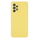 For Samsung Galaxy A33 5G Color Liquid Silicone Phone Case(Yellow)