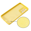 For Samsung Galaxy A33 5G Color Liquid Silicone Phone Case(Yellow)