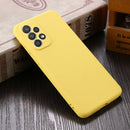 For Samsung Galaxy A33 5G Color Liquid Silicone Phone Case(Yellow)
