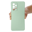 For Samsung Galaxy A53 5G Color Liquid Silicone Phone Case(Green)