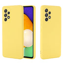 For Samsung Galaxy A53 5G Color Liquid Silicone Phone Case(Yellow)