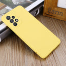 For Samsung Galaxy A53 5G Color Liquid Silicone Phone Case(Yellow)