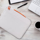12 inch Two-way Zipper Portable Laptop Liner Bag(Light Gray)