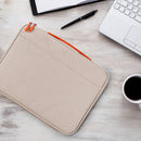 12 inch Two-way Zipper Portable Laptop Liner Bag(Khaki)