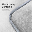 12 inch Two-way Zipper Portable Laptop Liner Bag(Light Gray)