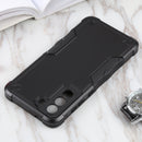 For Samsung Galaxy S21 FE 5G Non-slip Armor Phone Case(Black)