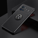 For vivo iQOO 9 Pro Metal Ring Holder TPU Phone Case(Black)