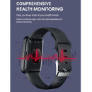 HAMTOD V300 1.47 inch TFT Screen Smart Watch, Support Heart Rate Monitoring / Body Temperature Monitoring(Pink)