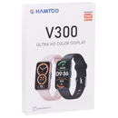 HAMTOD V300 1.47 inch TFT Screen Smart Watch, Support Heart Rate Monitoring / Body Temperature Monitoring(Black)
